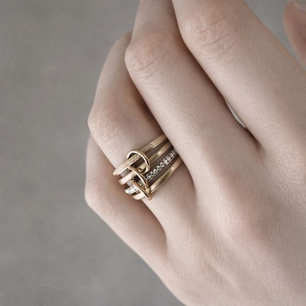 DANSK Joy Waterproof CZ Multi Ring – 18k gullbelagt