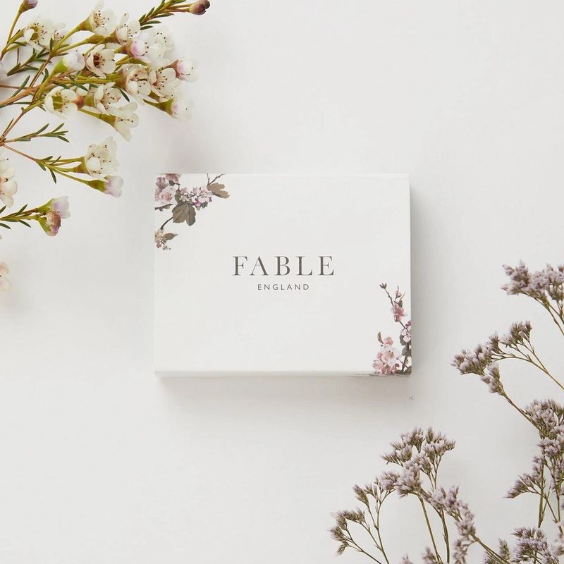 Fable England Forget Me Not Pearl Cameo Halskjede