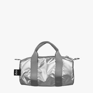 Hovedbilde Metallisk S&oslash;lvfarget mini weekender