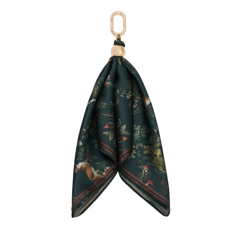 Fable England Green Into the Woods Scarf Bag Charm – Skjerf og veskecharms