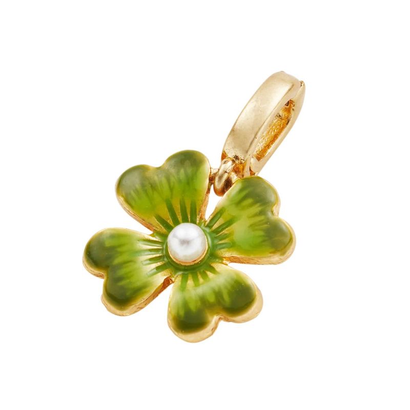 Fable Lucky Clover Charm – Gullbelagt kløveranheng